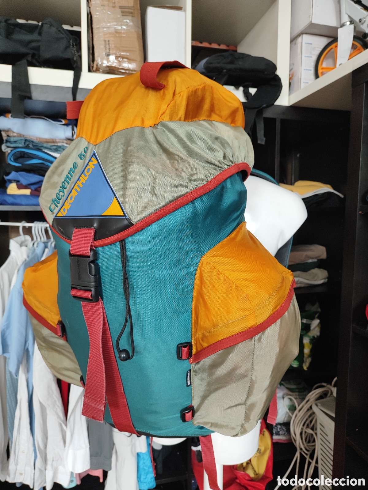 Coleccionismo deportivo: Mochila Decathlon Cheyenne 50L Senderismo