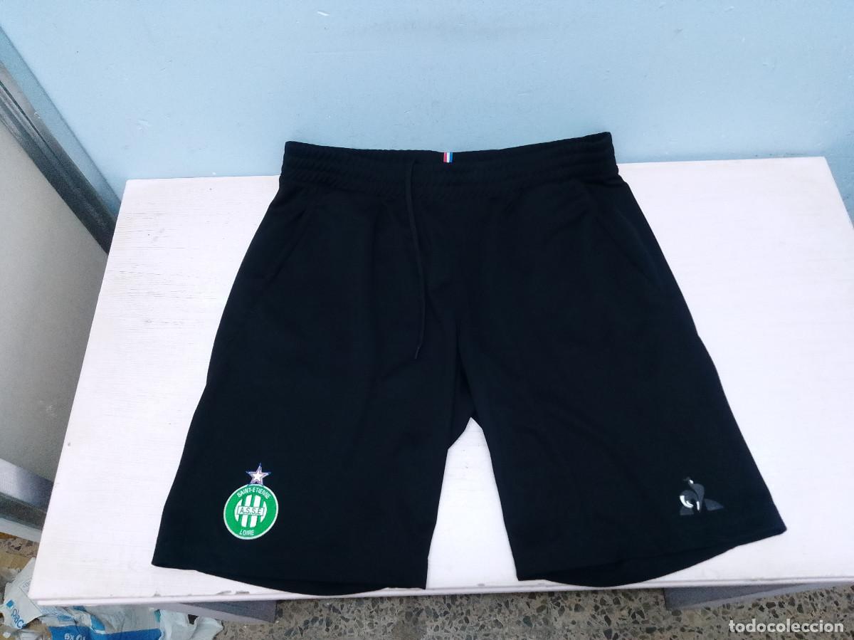 Coleccionismo deportivo: 2 shorts St etienne football france pantalon 2 unidades talla M y L (logo borrado)