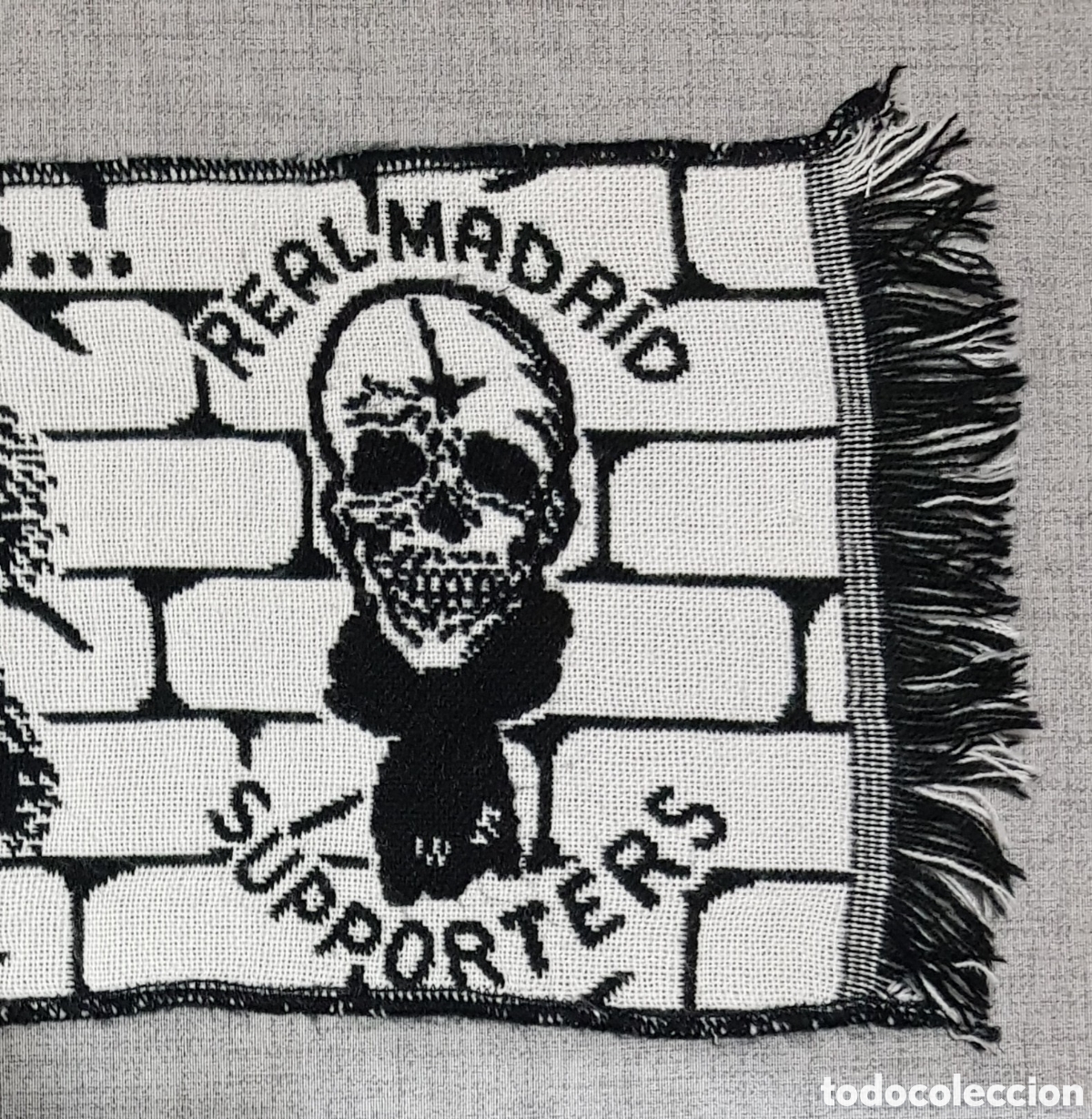 Coleccionismo deportivo: BUFANDA ULTRAS SUR REAL MADRID WHITE POWER - Foto 8