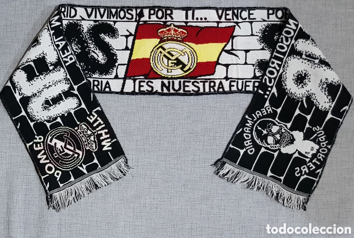 Coleccionismo deportivo: BUFANDA ULTRAS SUR REAL MADRID