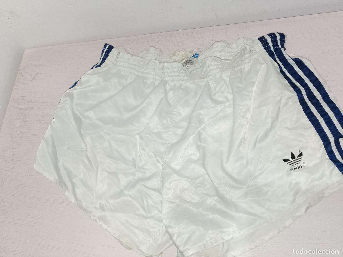 Coleccionismo deportivo: Adidas 1980 shorts futbol pantalon vintage football M 42cts