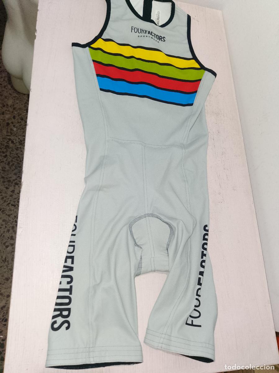 Coleccionismo deportivo: mono triatlon ciclismo triathlon Fourfactors Sportwear running run S 38cts