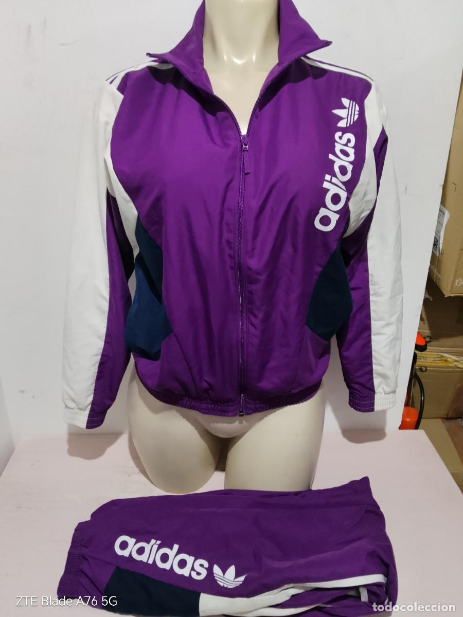 Coleccionismo deportivo: Adidas Tracksuit chandal chica mujer woman M 53cts