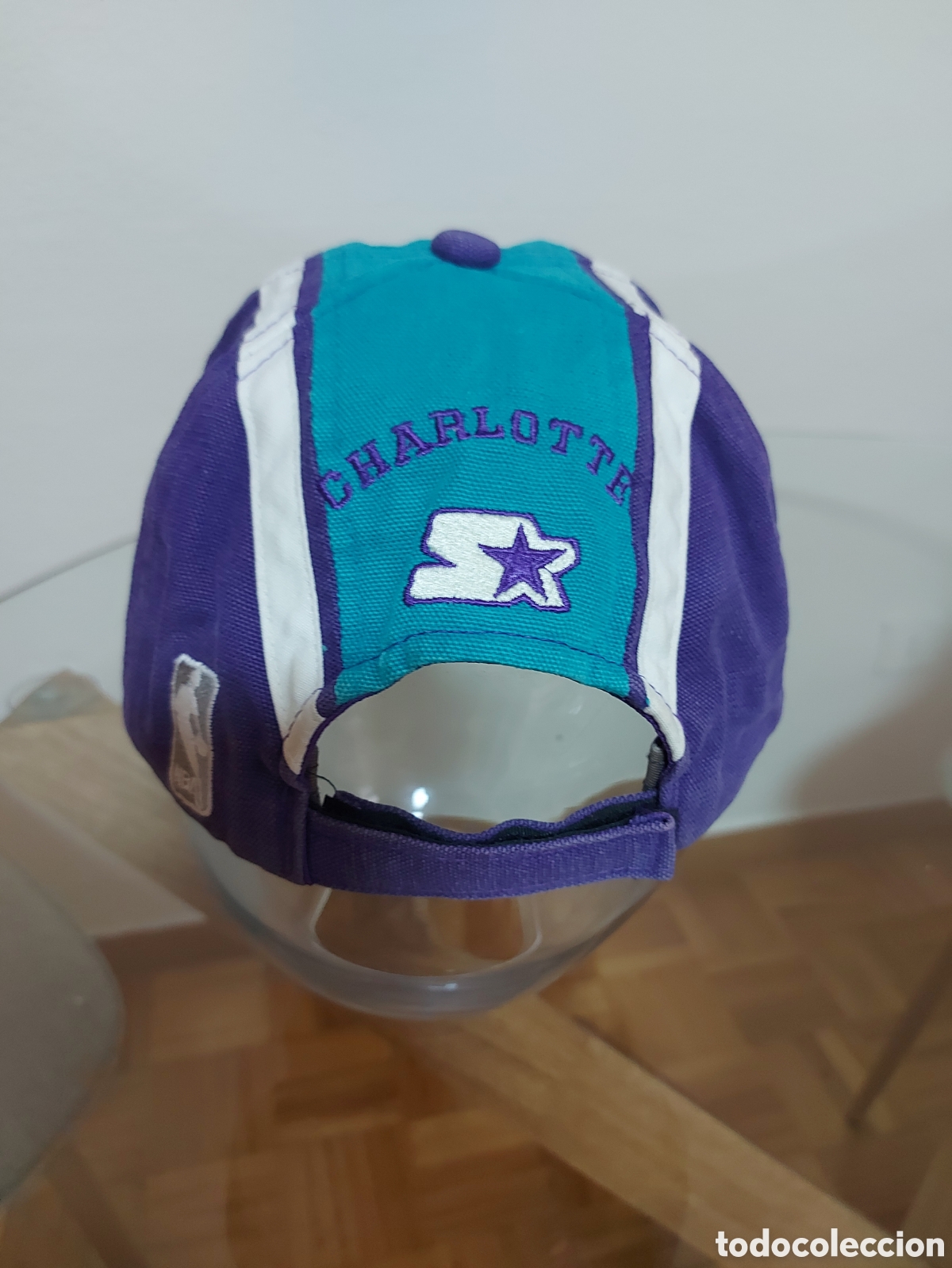Coleccionismo deportivo: Gorra Vintage Original Starter &ndash; Charlotte Hornets &ndash; NBA - Foto 4