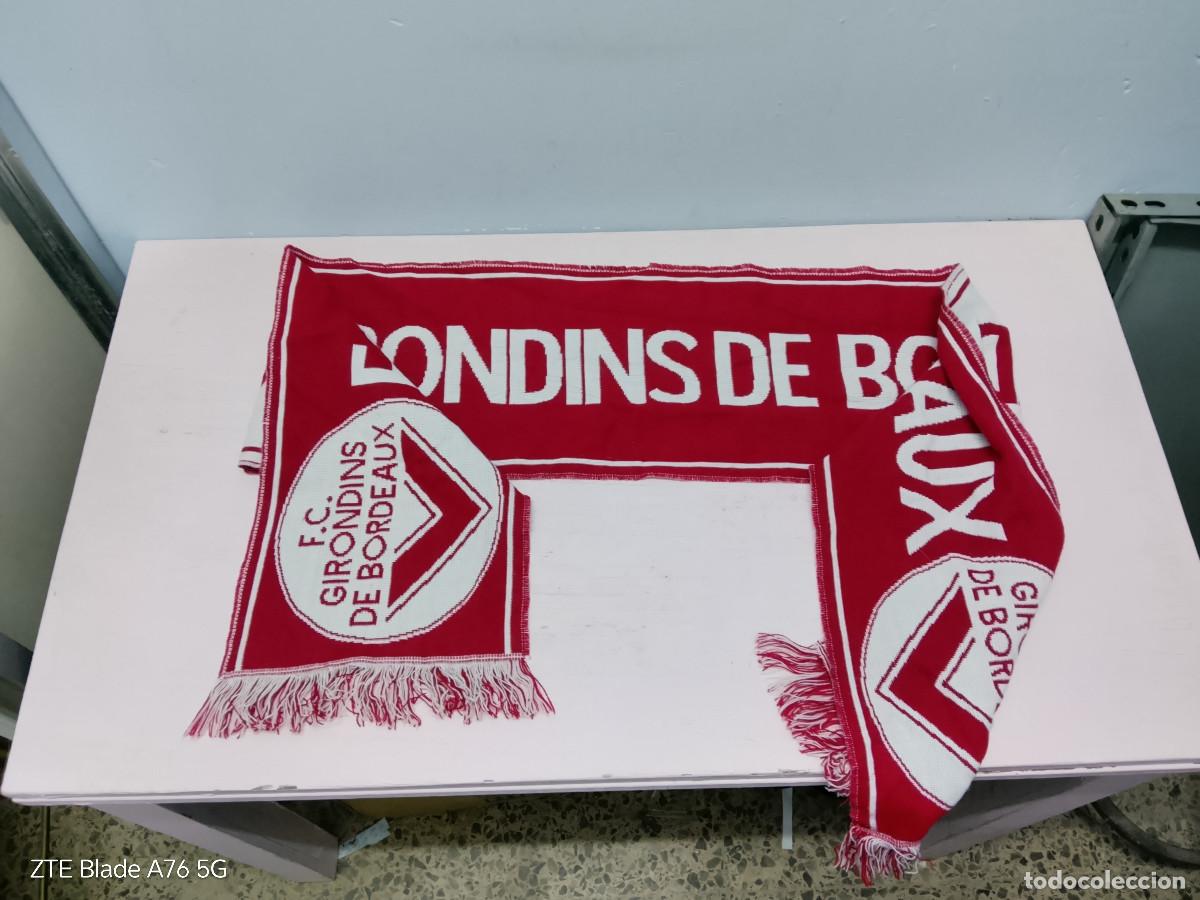 Coleccionismo deportivo: Girondins Bourdeaux foulard football bufanda futbol