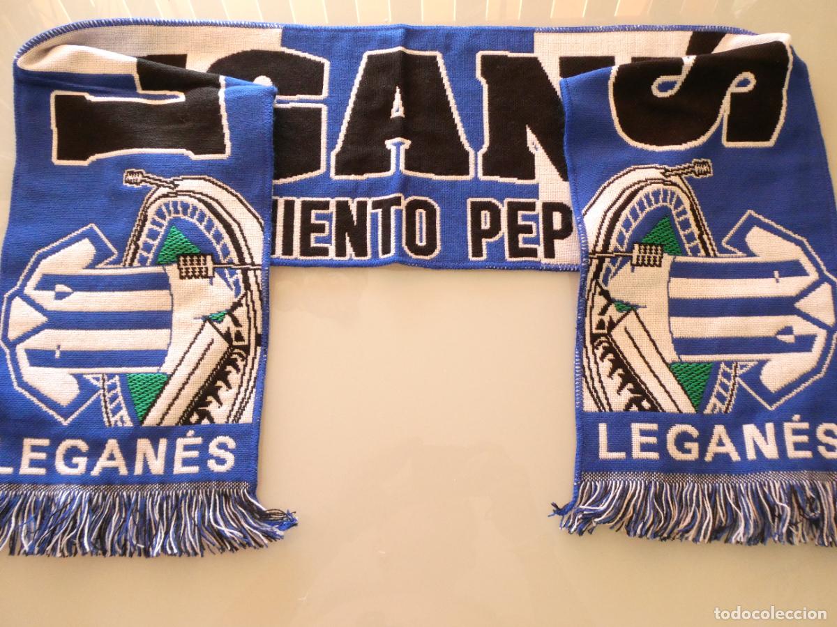 Coleccionismo deportivo: BUFANDA DE F&Uacute;TBOL. LEGAN&Eacute;S SENTIMIENTO PEPINERO. ESTADIO BUTARQUE. 110GR