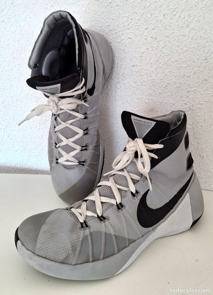 Collectionnisme sportif: Zapatillas Nike Hyperdunk 2015 Wolf GreyTalla 47,5 muy grandes 31 cm ca&ntilde;a alta