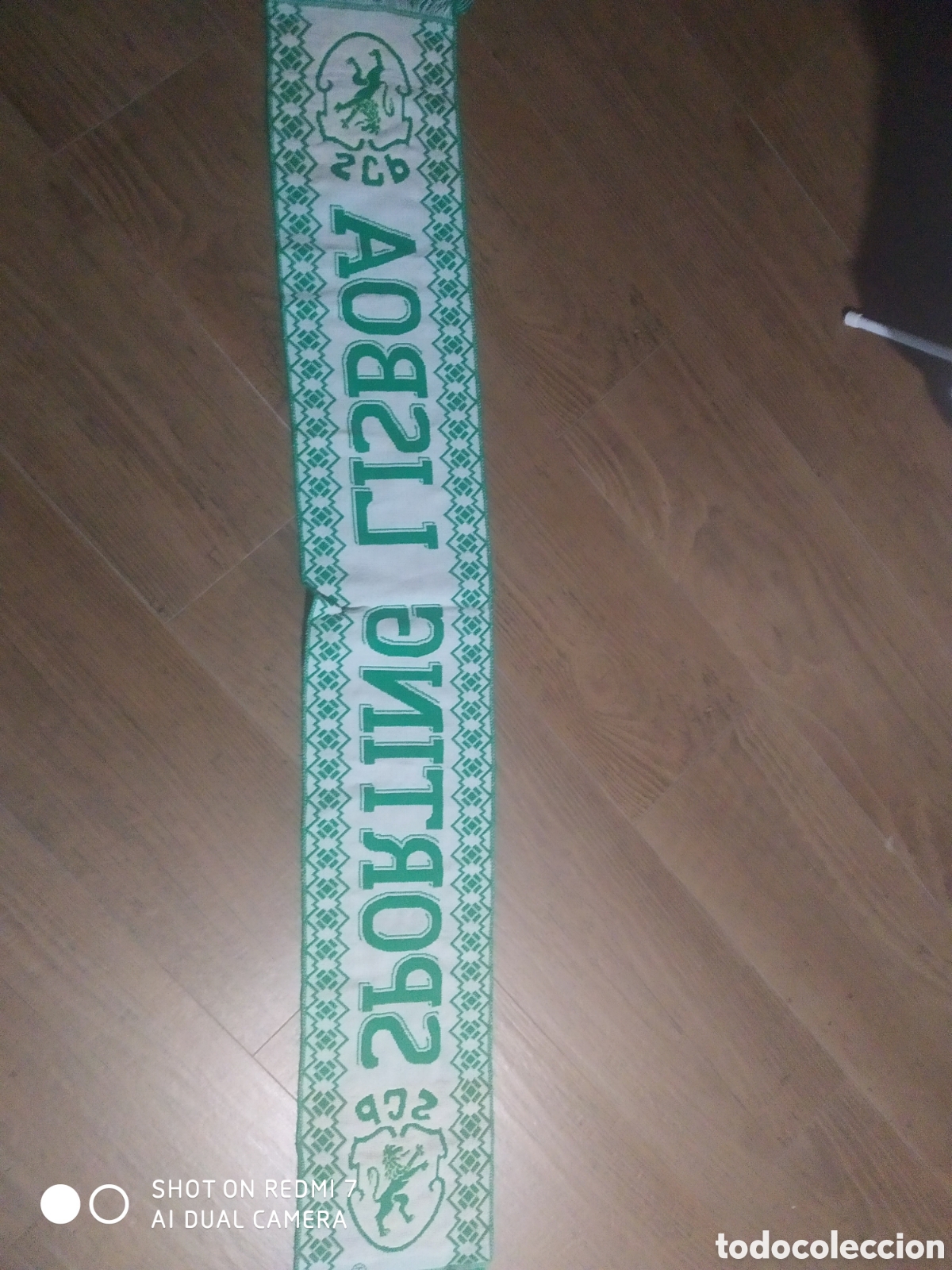 Coleccionismo deportivo: Bufanda del Sporting de Lisboa - Foto 2