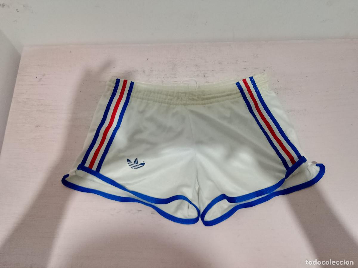 Coleccionismo deportivo: France 1980 shorts futbol football national vintage 38cts XXS