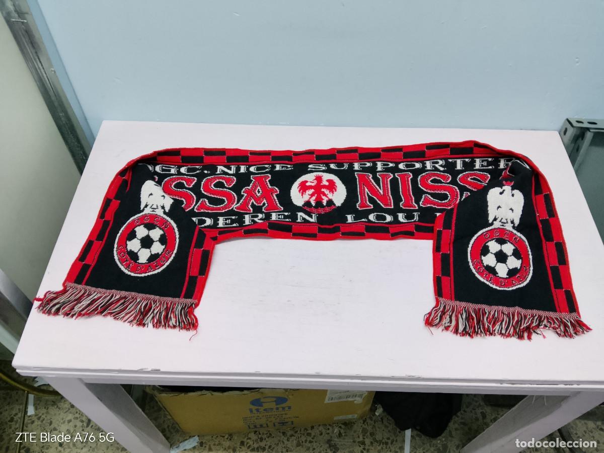 Coleccionismo deportivo: OGC Nice france bufanda futbol football scarf