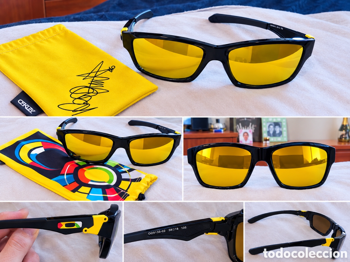 Coleccionismo deportivo: Gafas Oakley valentino rossi firmadas.Modelo: OO9135-02 VR46