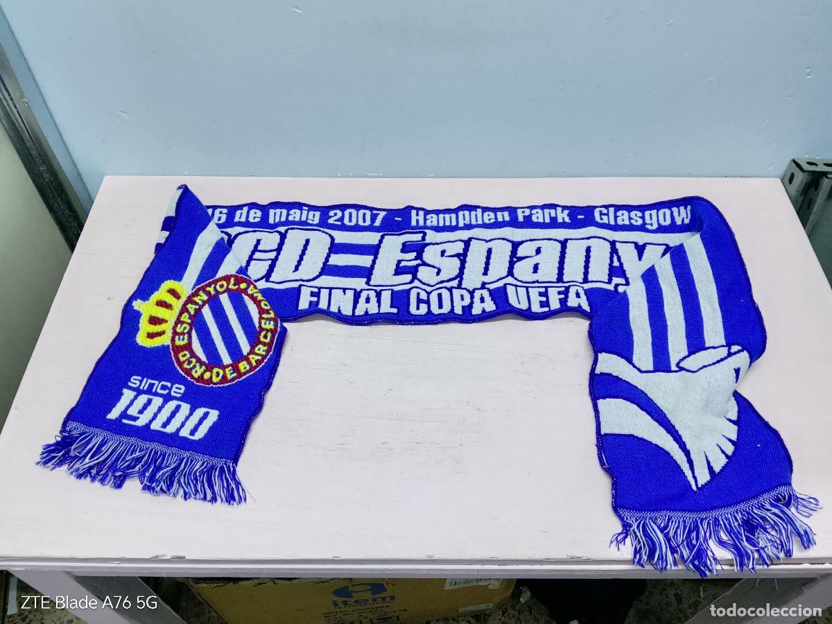 Coleccionismo deportivo: RCD Espanyol bufanda futbol football scarf