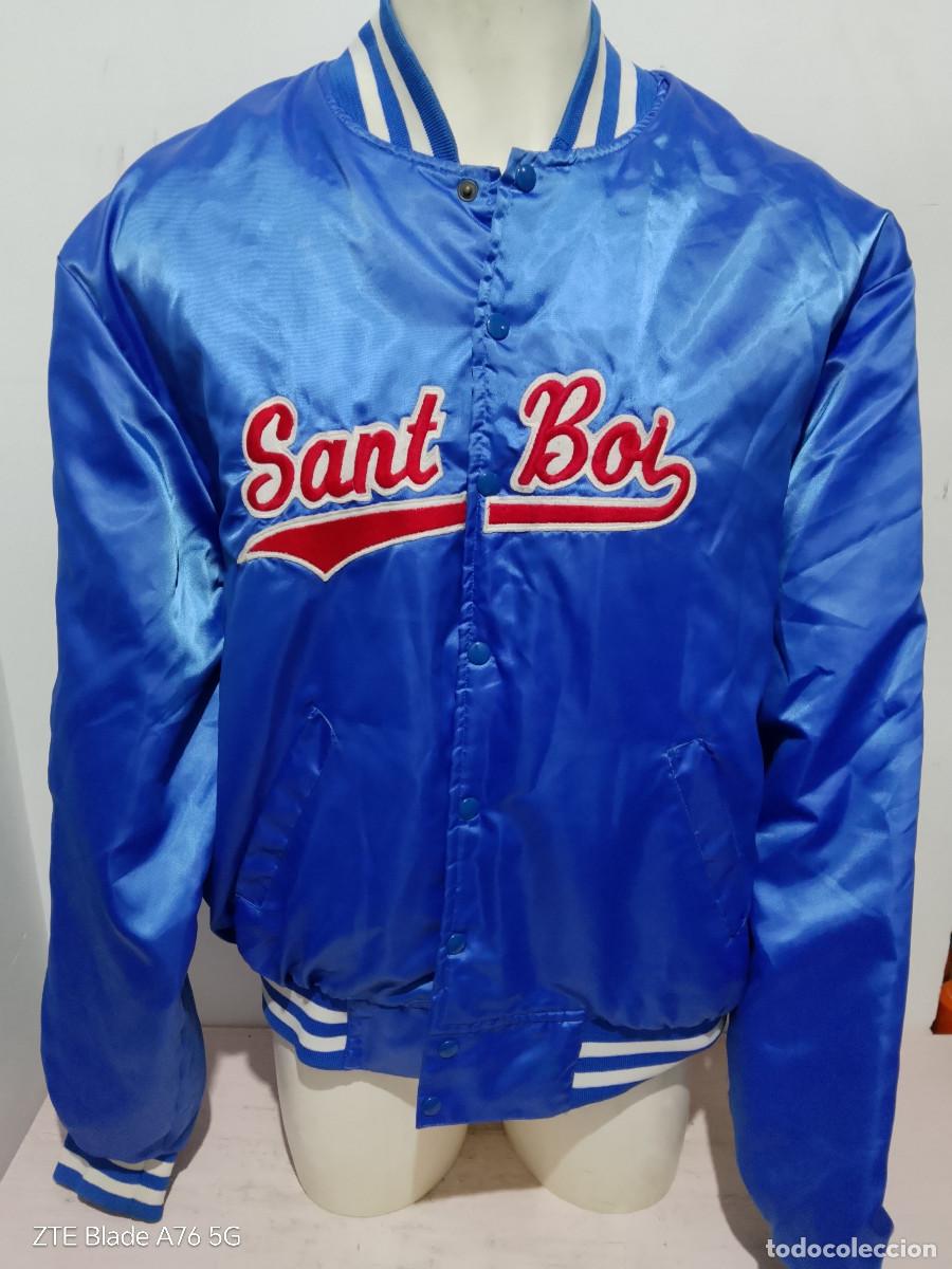 Coleccionismo deportivo: Sant Boi Beisbol Softbol Bomber jacket chaqueta baseball player barcelona xl 72cts