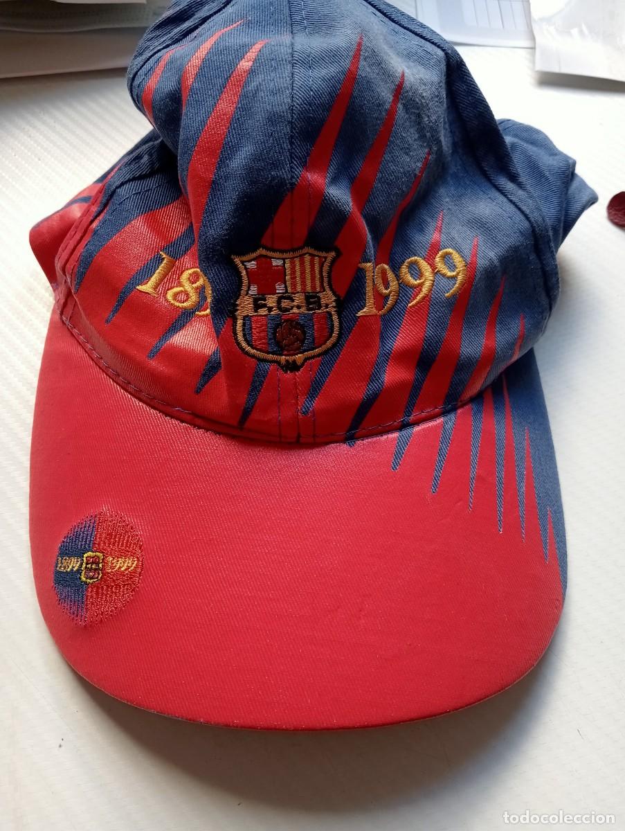 Coleccionismo deportivo: GORRA CENTENARIO F&Uacute;TBOL CLUB BARCELONA 1999