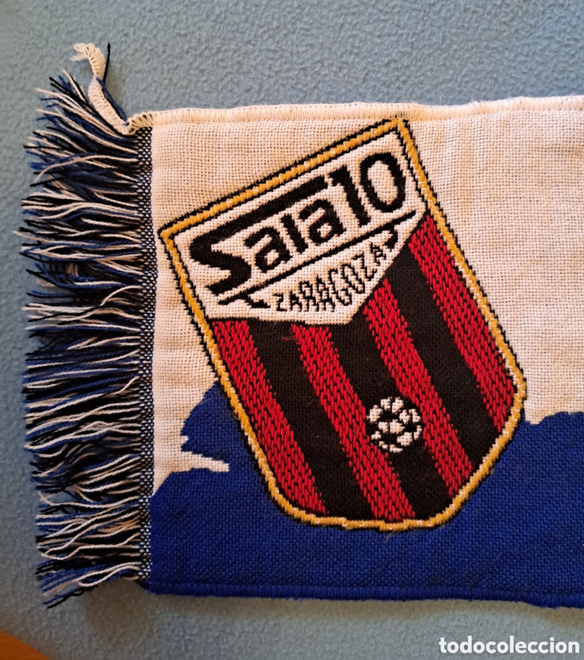Coleccionismo deportivo: Bufanda Futbol sala Emoti&oacute;n Zaragoza - Foto 3