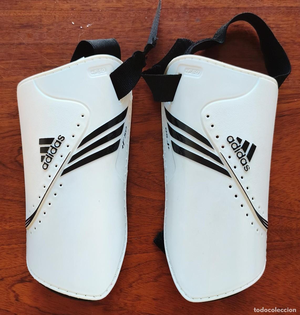 Coleccionismo deportivo: Protecci&oacute;n para futbol - espinillera ADIDAS - l