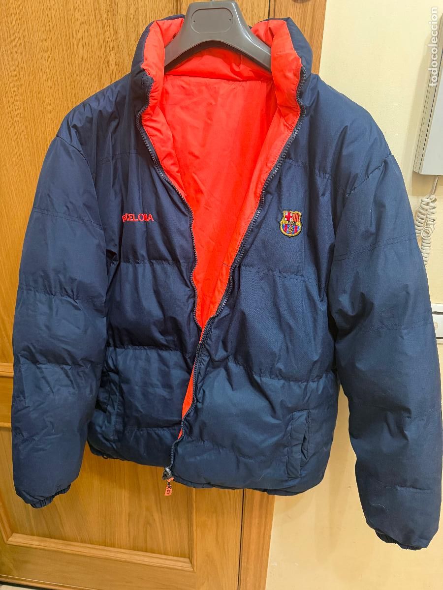 Coleccionismo deportivo: Chaquet&oacute;n reversible F. C Barcelona