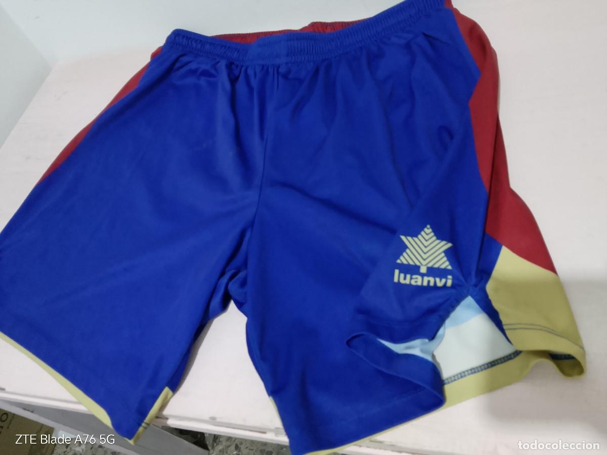 Coleccionismo deportivo: Luanvi shorts pantalon futbol levante mercantil generico xl