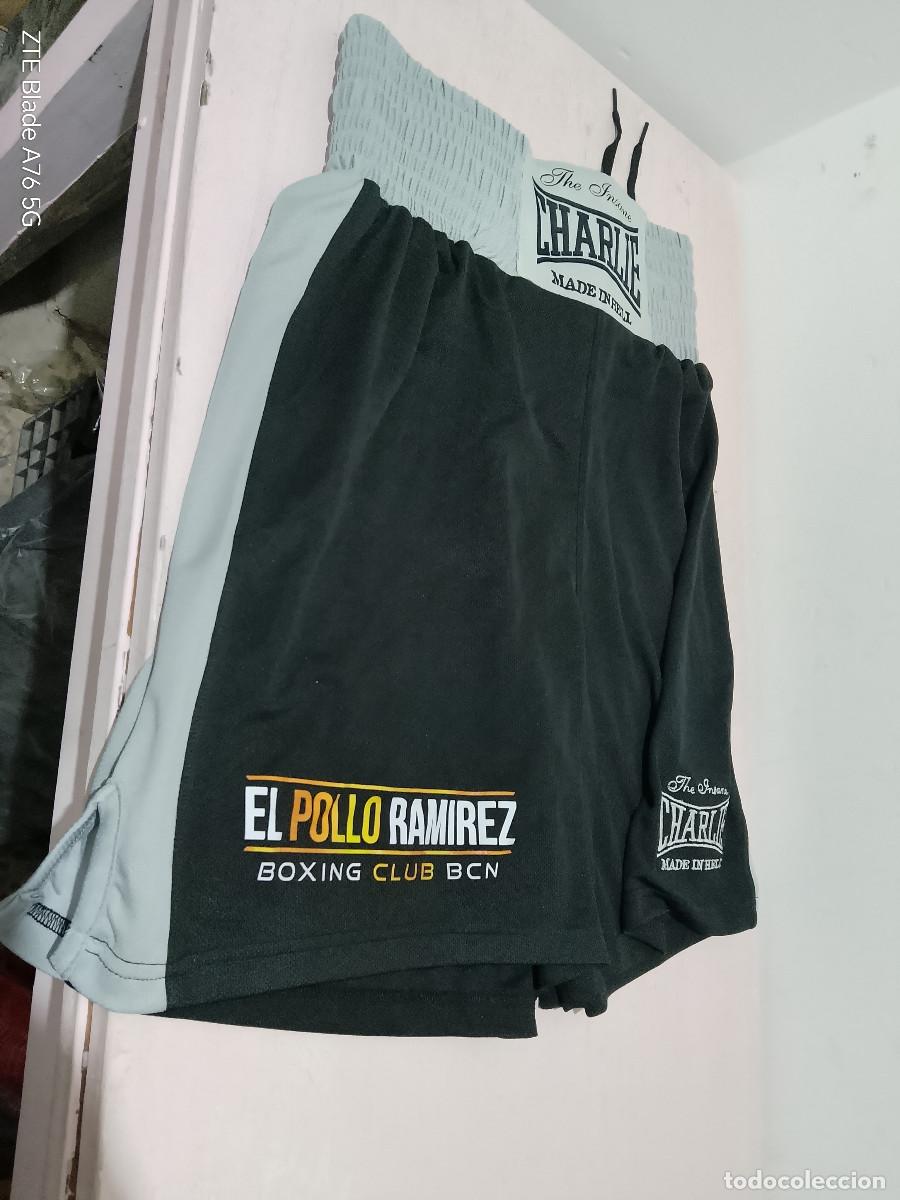 Coleccionismo deportivo: El Pollo Ramirez Boxing shorts pantalon Charlie Boxeo S kickboxing