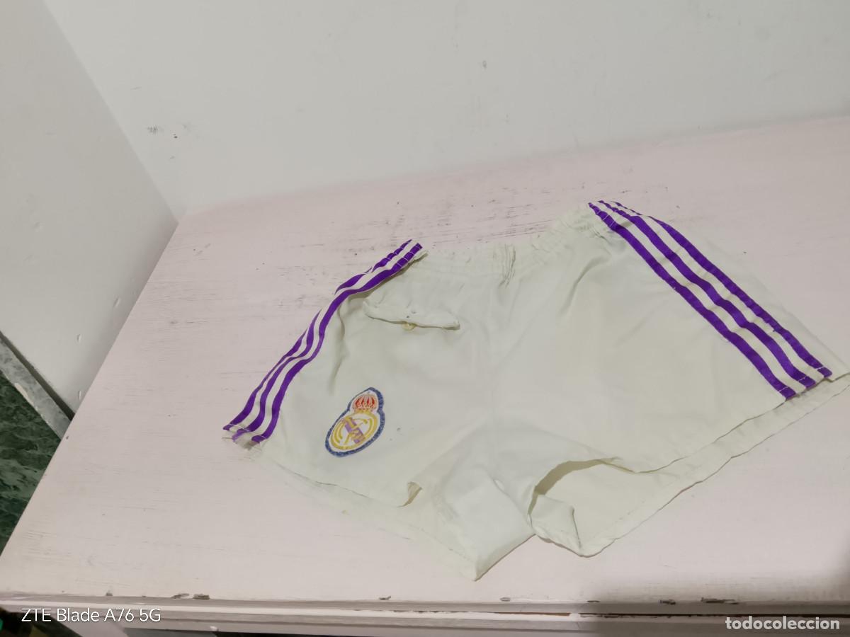 Coleccionismo deportivo: Real Madrid 1980 shorts football futbol pantalon corto adidas 33 cts XS