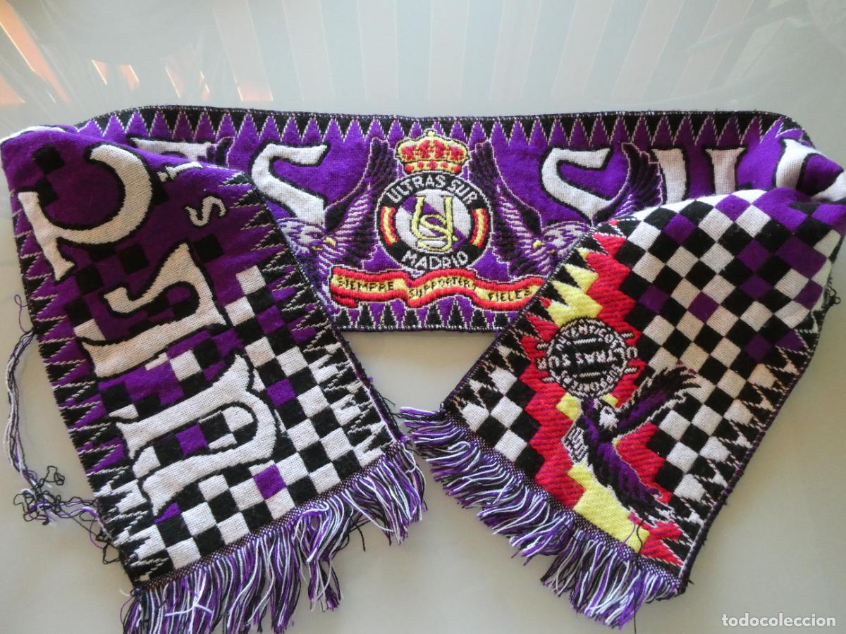 Coleccionismo deportivo: BUFANDA DE DEPORTES. F&Uacute;TBOL. REAL MADRID CF ULTRA ULTRAS SUR SUPPORTERS FANS. 120GR