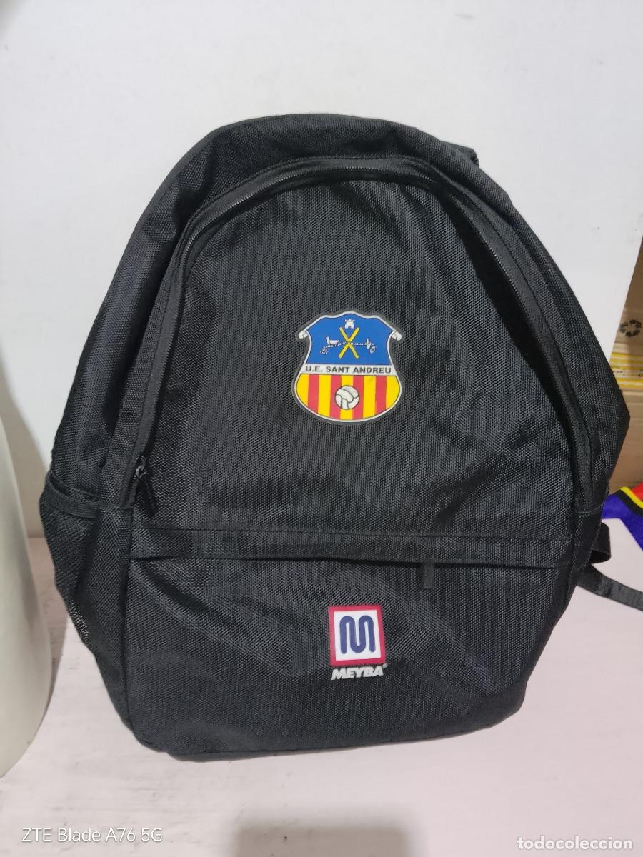 Coleccionismo deportivo: UE Sant Andreu mochila futbol meyba bag football player