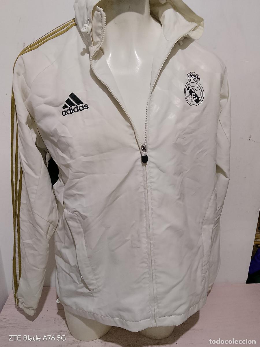Coleccionismo deportivo: Real Madrid chaqueta futbol football jacket L 60cts