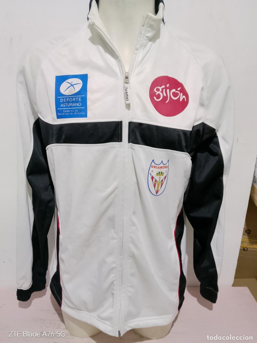 Coleccionismo deportivo: Oriamendi F.S gijon asturias chaqueta futbol sala futsal L 52cts