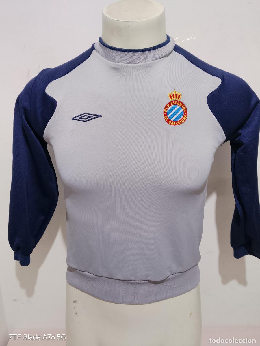 Coleccionismo deportivo: RCD Espanyol jersey futbol age 12 a&ntilde;os futbol 46cts