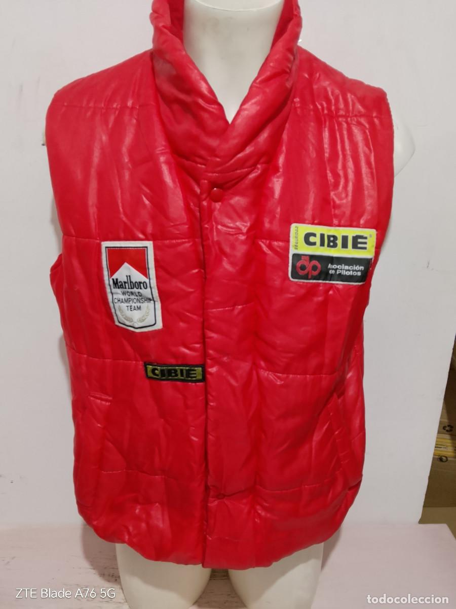 Coleccionismo deportivo: Jarama Marlboro Circuit vintage Espa&ntilde;a Spain racing chaleco F1 chaqueta L 56cts