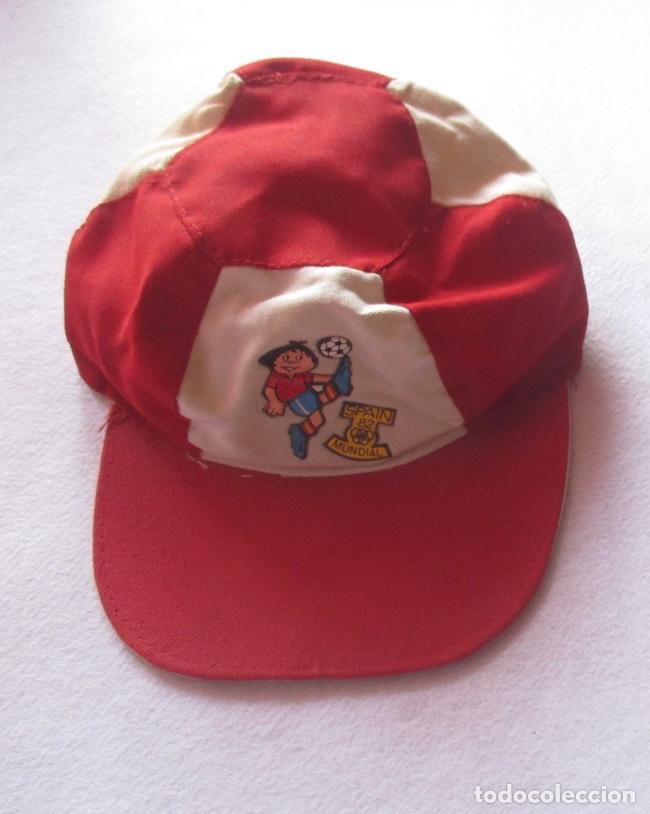 Coleccionismo deportivo: GORRA MUNDIAL ESPA&Ntilde;A 82