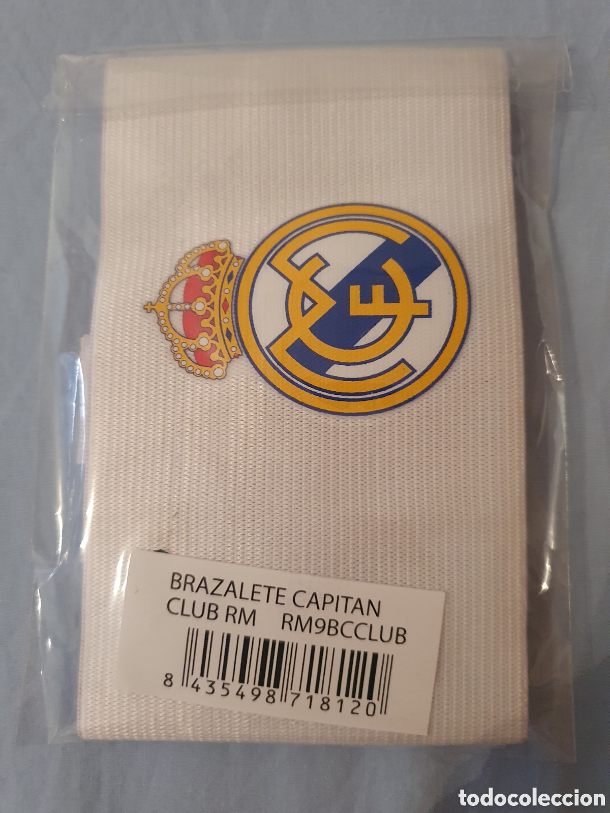Coleccionismo deportivo: Brazalete capit&aacute;n Real Madrid - Foto 2