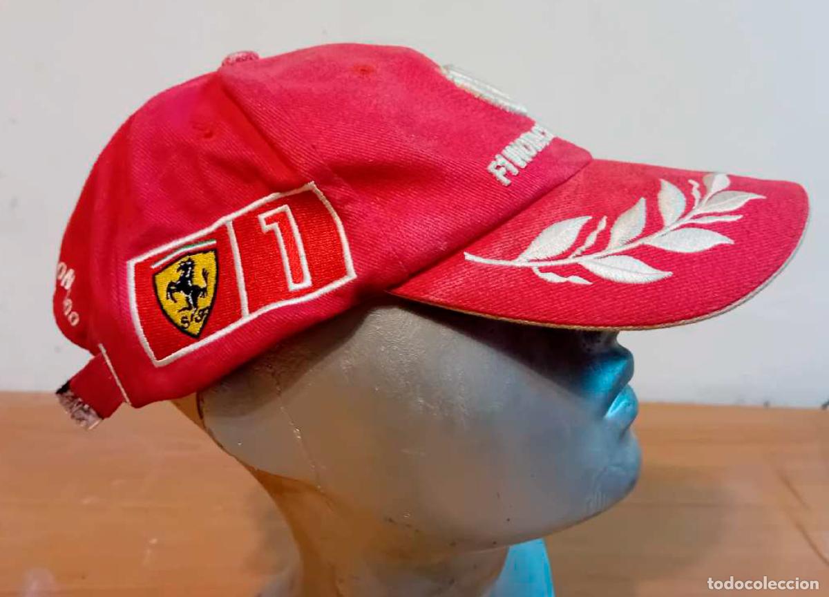Sammelleidenschaft Sport: gorra Michael Schumacher Ferrari Campe&oacute;n del Mundo F1 a&ntilde;o 2000 Uno Vintage...