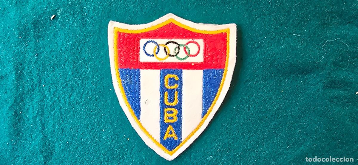 Collectionnisme sportif: PARCHE BORDADO DEL COMITE OLIMPICO CUBANO (1964-72) PARCHE OFICIAL CUBA