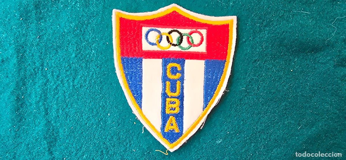 Collectionnisme sportif: PARCHE BORDADO DEL COMITE OLIMPICO CUBANO (1964-72) PARCHE OFICIAL CUBA