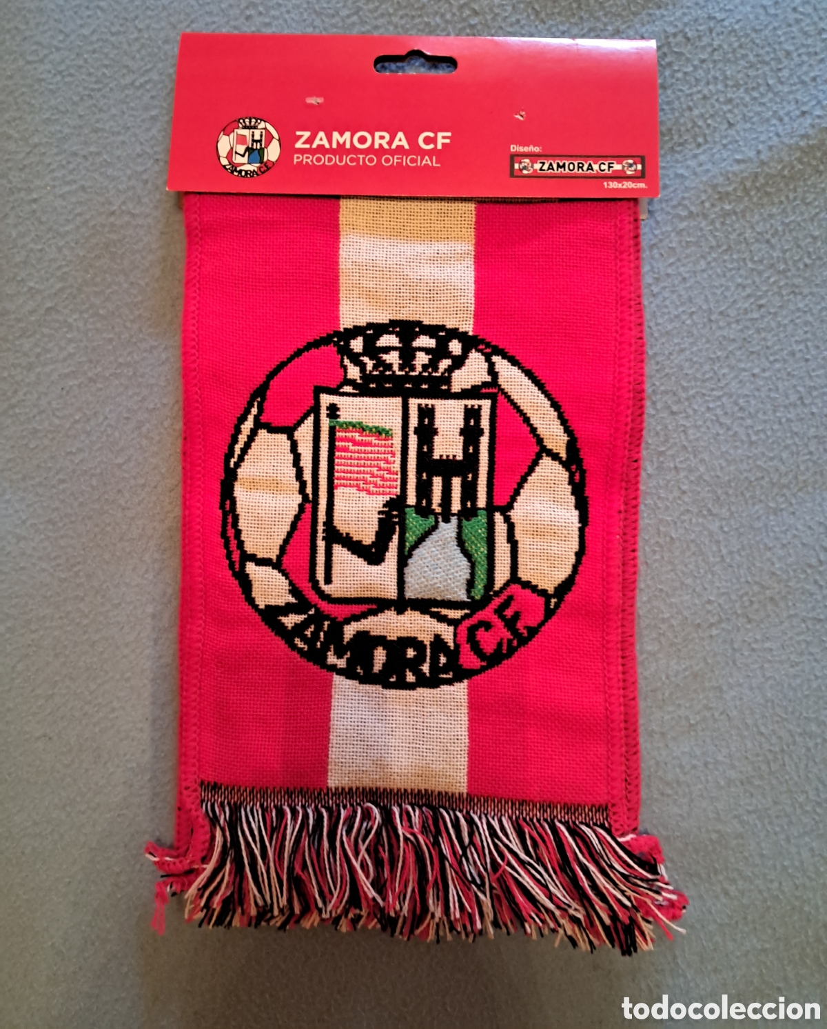 Coleccionismo deportivo: Bufanda Club Futbol Zamora