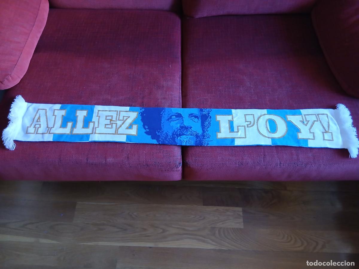 Coleccionismo deportivo: Bufanda f&uacute;tbol. Olympique Marseille - Foto 2