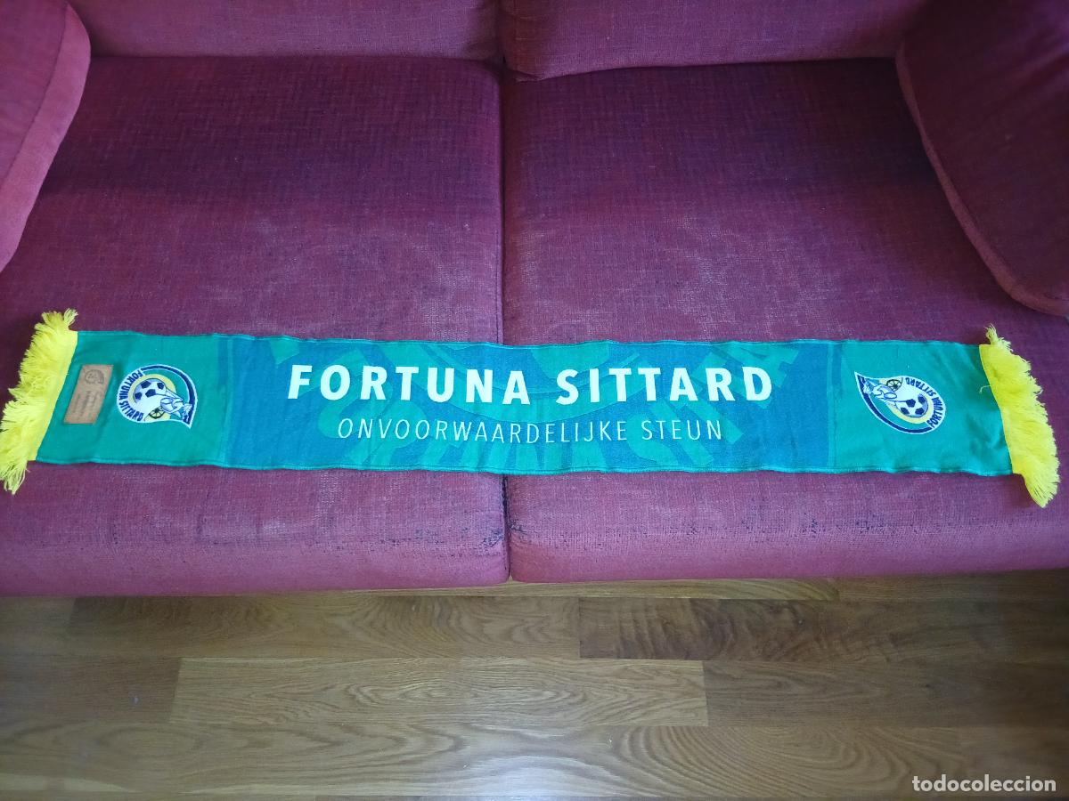 Sports collectibles: Bufanda f&uacute;tbol. Fortuna Sittard, onvoorwaardelijke steun (apoyo incondicional)