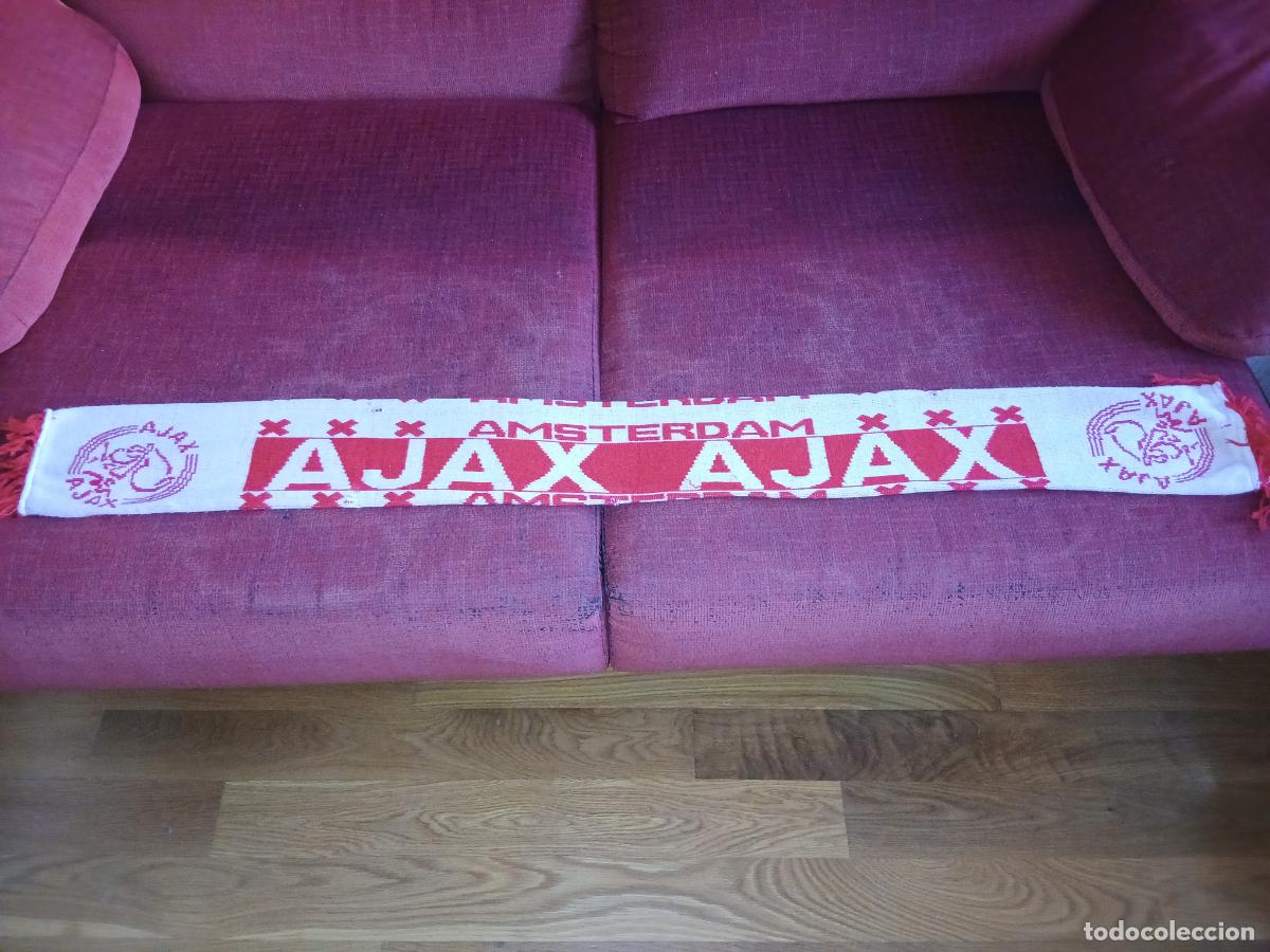 Sammelleidenschaft Sport: Bufanda f&uacute;tbol. Ajax Amsterdam, a&ntilde;os 80-90