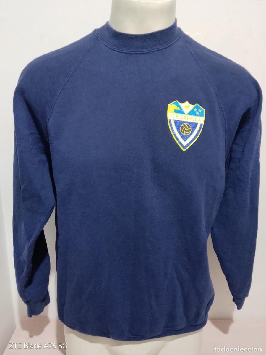 Sports collectibles: CF Calella jersey futbol maresme catalunya jugador sudadera football L 58cts