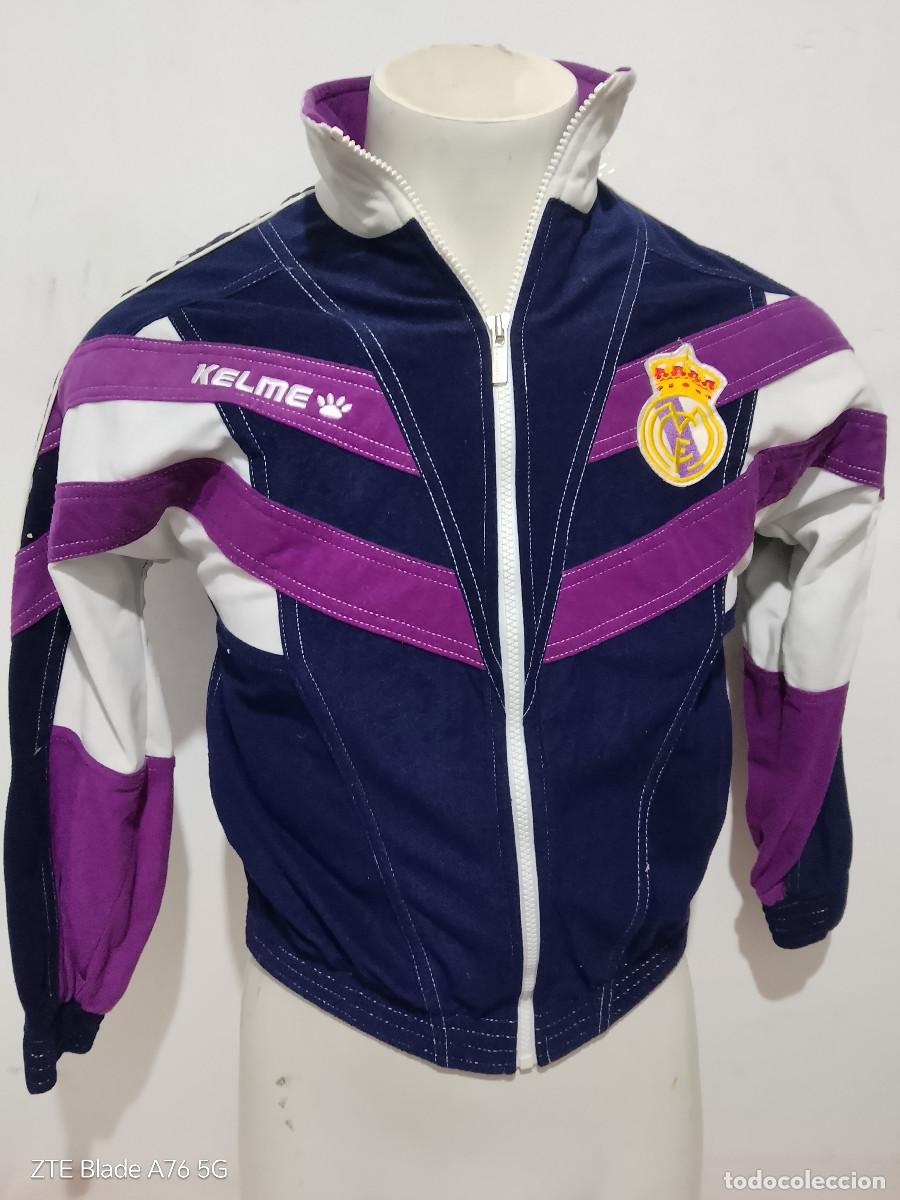 Sports collectibles: Real Madrid 1994 complete tracksuit chandal 38x58cts XXS football futbol vintage