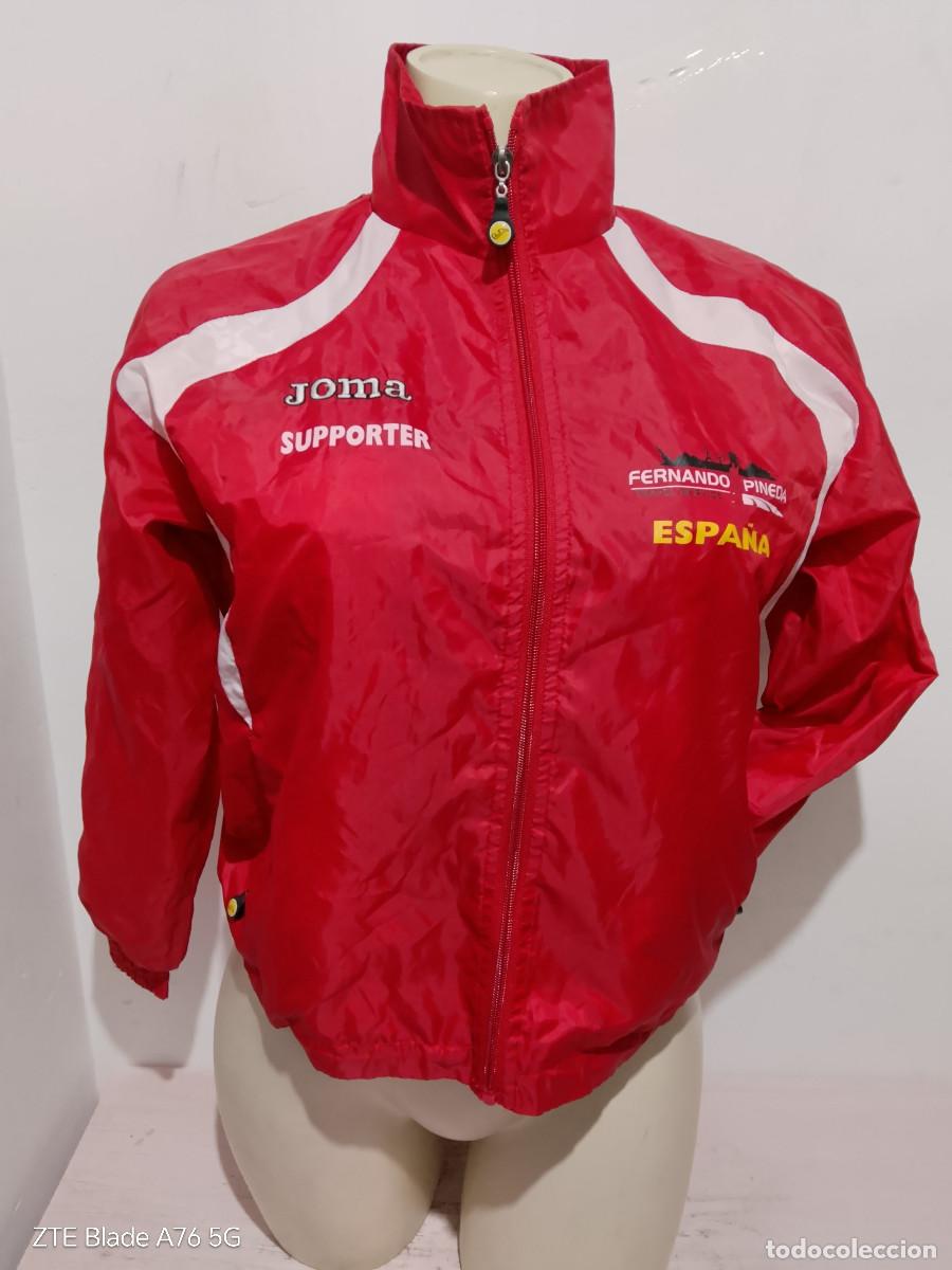 Sports collectibles: Espa&ntilde;a Spain Marathon Atletismo chaqueta running jacket chica mujer woman girl L 55cts