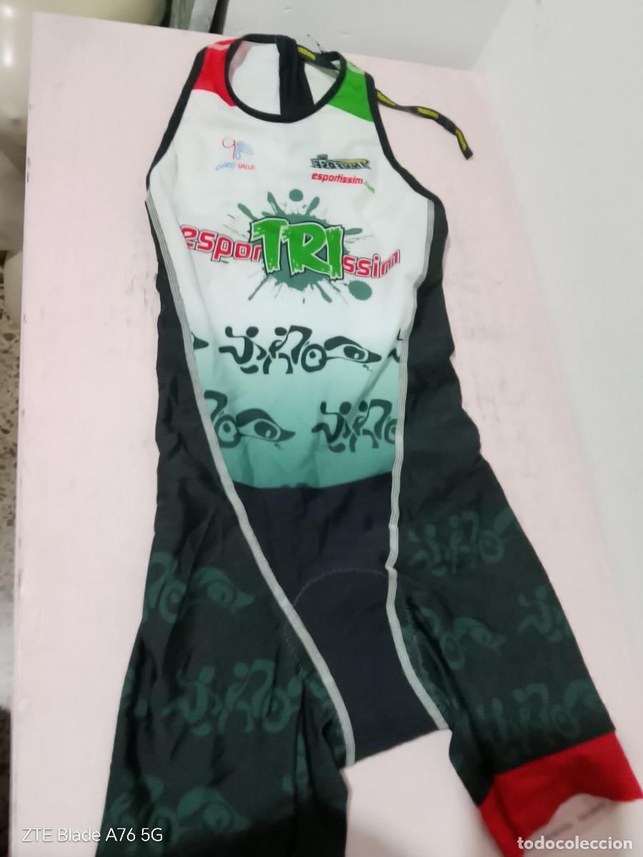 Sports collectibles: mono triatl&oacute;n barcelona EsporTRIssim triathlon atletismo running run s 35cts