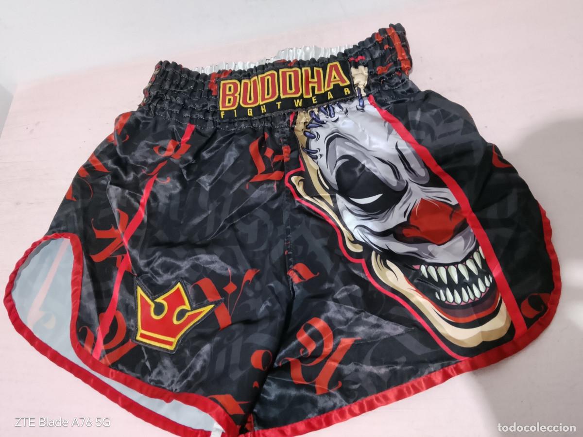 Colecionismo desportivo: Retro Clown Buddha Fight Wear Kick Boxing mma boxeo shorts pantalon muay thai M