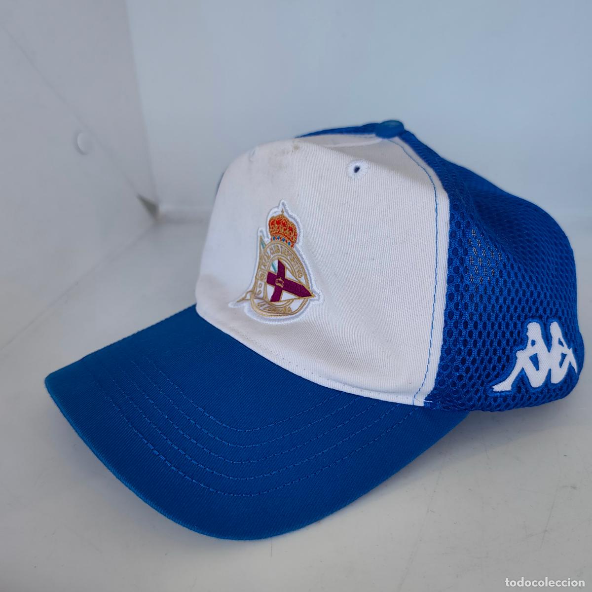 Coleccionismo deportivo: Gorra visera real club Deportivo de la Coru&ntilde;a kappa