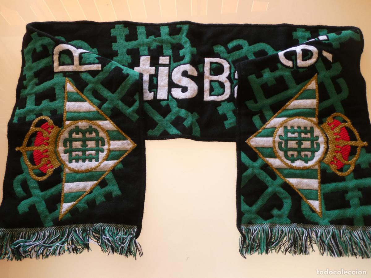 Coleccionismo deportivo: BUFANDA DE F&Uacute;TBOL. REAL BETIS BALOMPI&Eacute;. 120GR