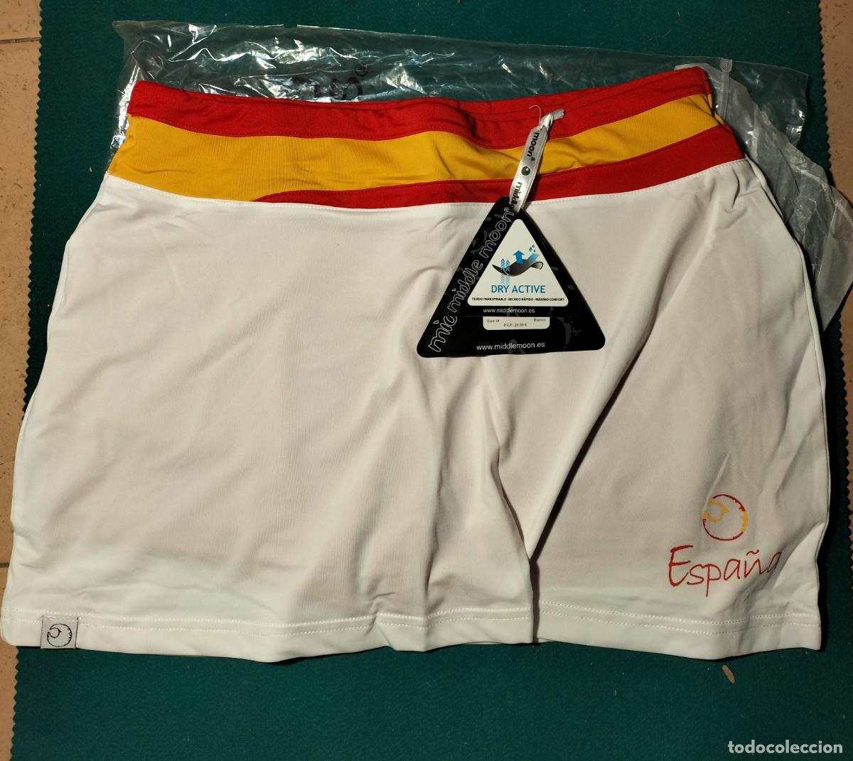 Coleccionismo deportivo: Falda middle moon . Selecci&oacute;n espa&ntilde;ola.padel - Foto 1