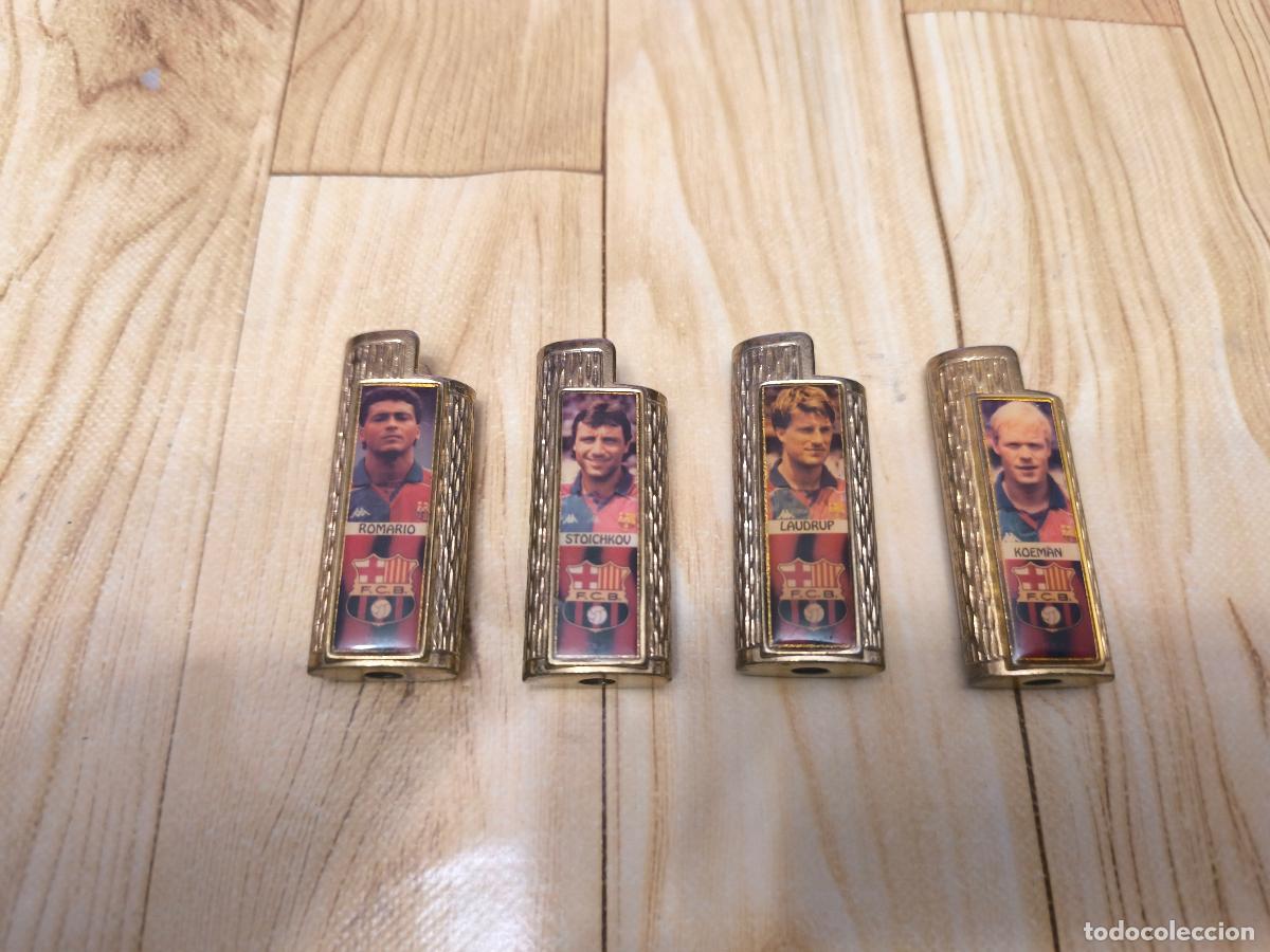 Coleccionismo deportivo: 6Set de 4 Fundas Mecheros Bar&ccedil;a Dream Team - Foto 1