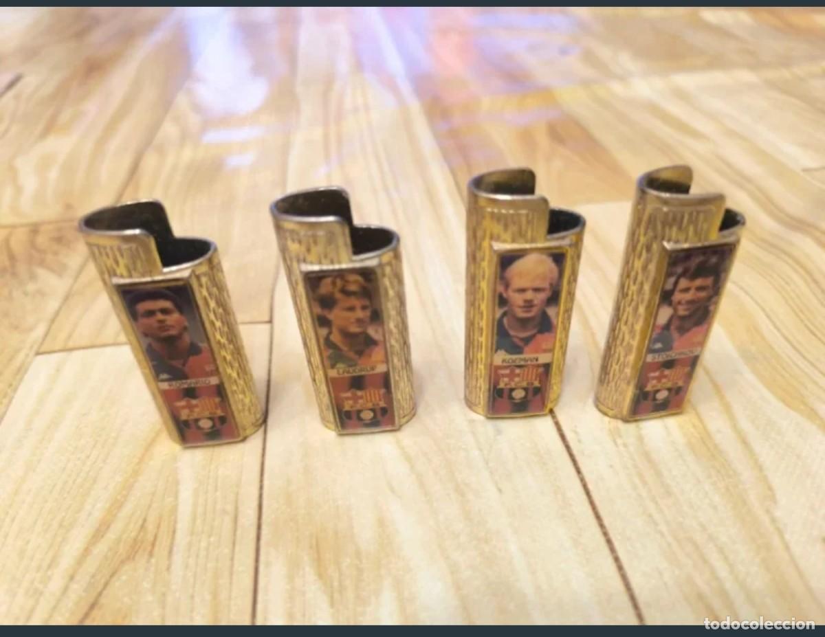 Coleccionismo deportivo: 6Set de 4 Fundas Mecheros Bar&ccedil;a Dream Team - Foto 3
