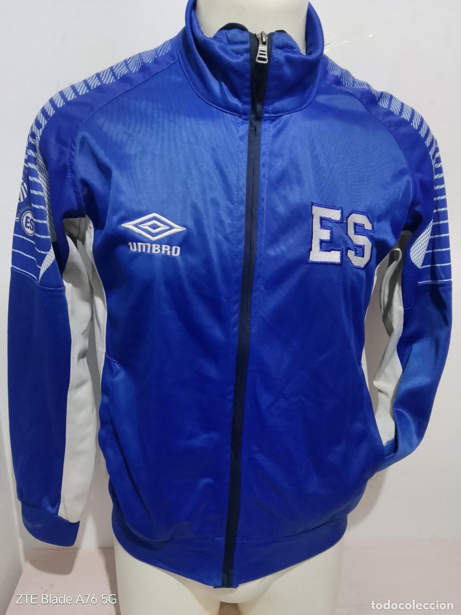 Coleccionismo deportivo: El Salvador chaqueta seleccion futbol football jacket M 56cts